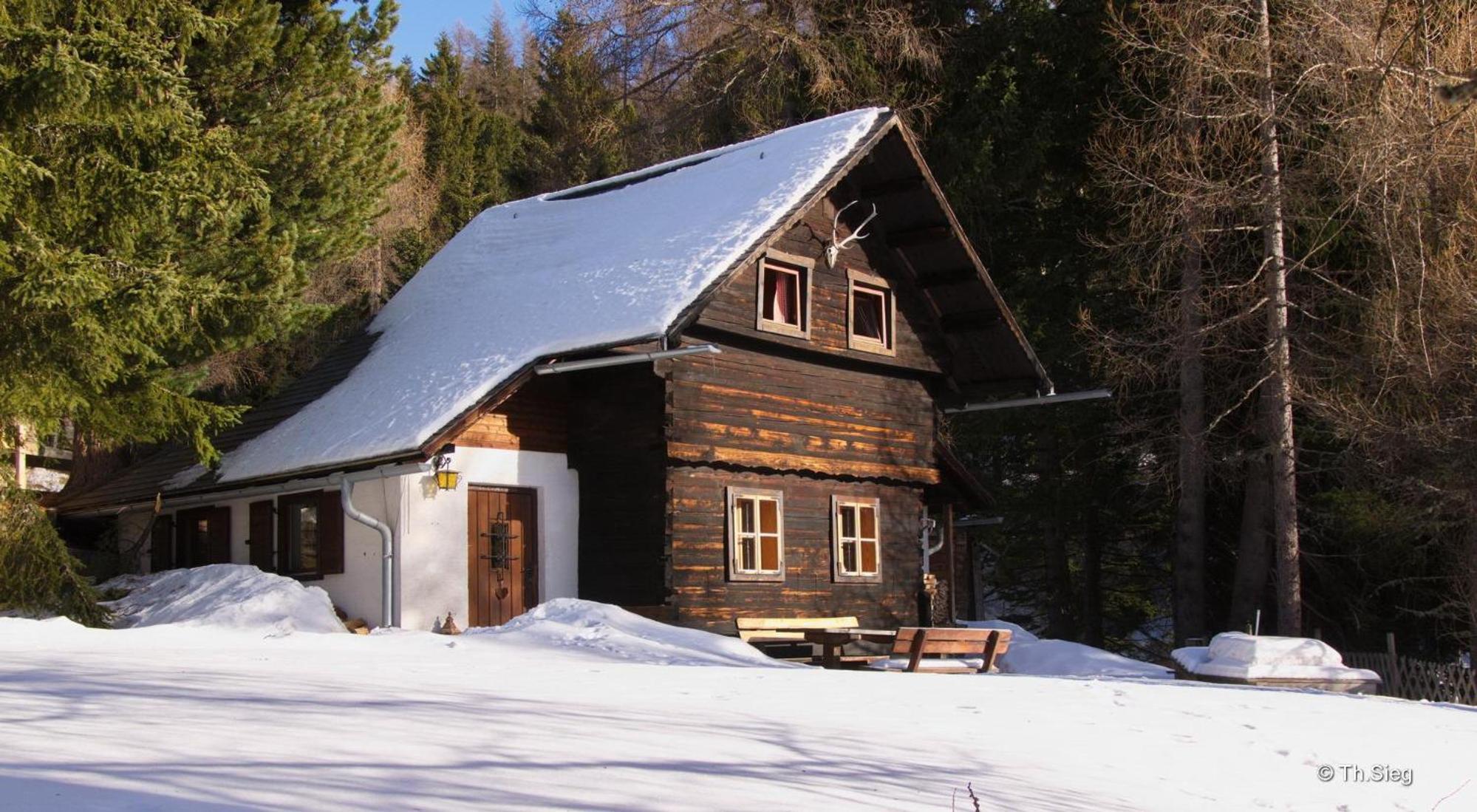 Falkert-Hutte „Beim Almohi" Villa Patergassen Esterno foto